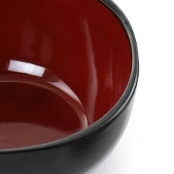 Soho Lounge 16 fl.oz Red Stoneware 6 in. 8-Piece Bowl Set by GIBSON HOME -Dinnerware Shop red bowls 985117166m fa 1000