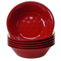 6-Piece Red Bowl Set by Certified International