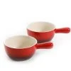 Crock-Pot 22 fl.oz Red Gradient Stoneware Stoneware Soup Bowl w/Handle, 2 Pack by Gibson 1 Crock-Pot 22 fl.oz Red Gradient Stoneware Stoneware Soup Bowl w/Handle, 2 Pack by Gibson -Dinnerware Shop red gibson bowls 127357 02r 64 1000