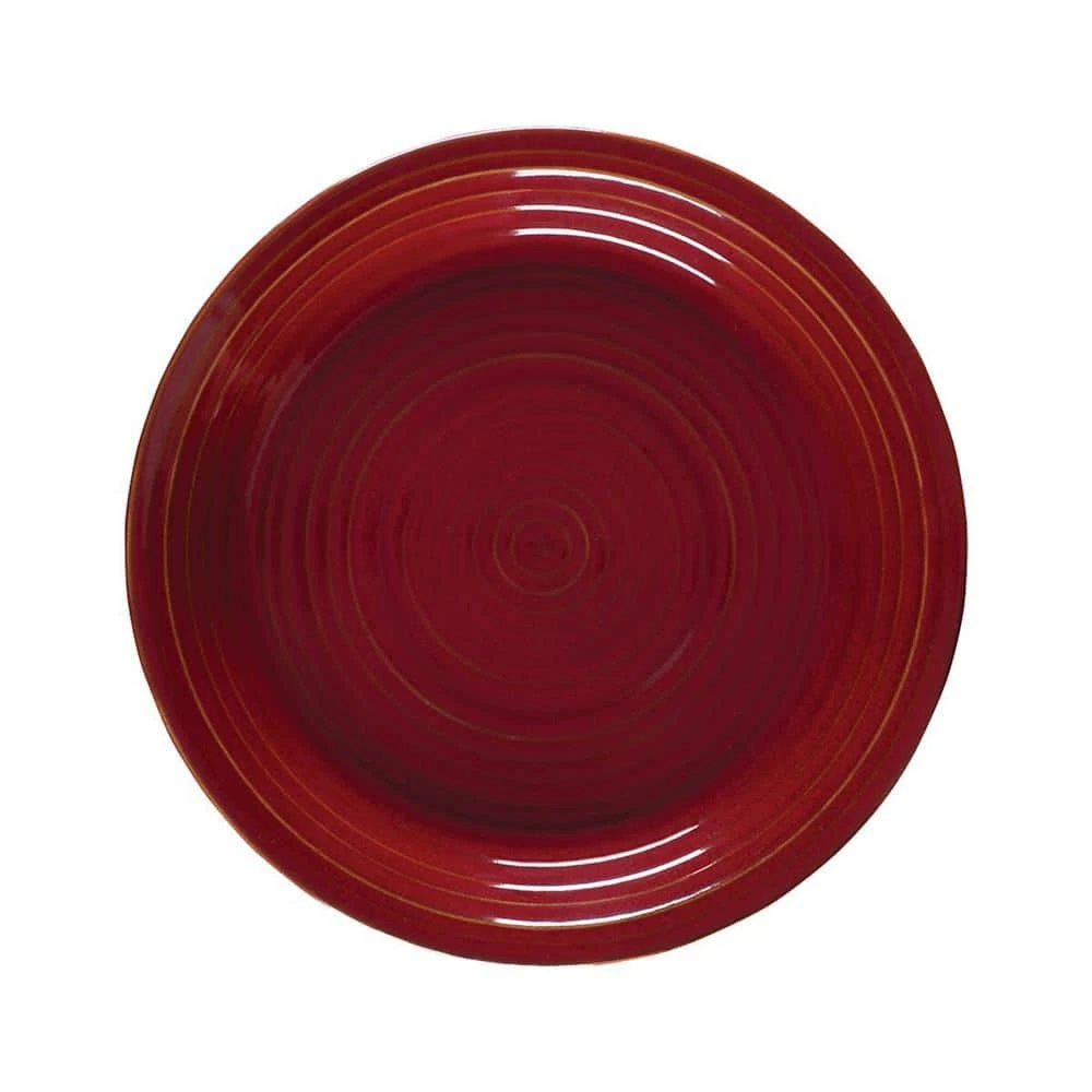 Aspen Red Dinner Plate (Set of 4) by Park Designs 3 Aspen Red Dinner Plate (Set of 4) by Park Designs