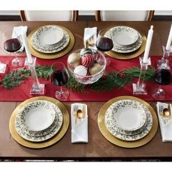 Holly and Berry Gold White Porcelain 12-Piece Dinnerware set (Service for 4) by Noritake 13 Holly and Berry Gold White Porcelain 12-Piece Dinnerware set (Service for 4) by Noritake -Dinnerware Shop red white green gold noritake dinnerware sets 4173 12h 66 1000