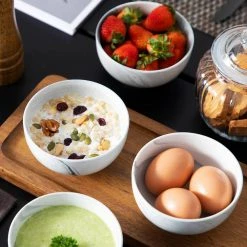 15 fl.oz. Marble Gray Porcelain Cereal Bowl (Set of 8) by MALACASA -Dinnerware Shop regular grey 003 malacasa bowls regular grey 003 fa 1000