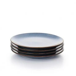 Lisbon 16-Piece Teal Round Stoneware Dinnerware Set by GIBSON elite -Dinnerware Shop teal gibson elite dinnerware sets 985115864m 1f 1000