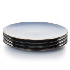 Lisbon 16-Piece Teal Round Stoneware Dinnerware Set by GIBSON elite -Dinnerware Shop teal gibson elite dinnerware sets 985115864m 4f 1000