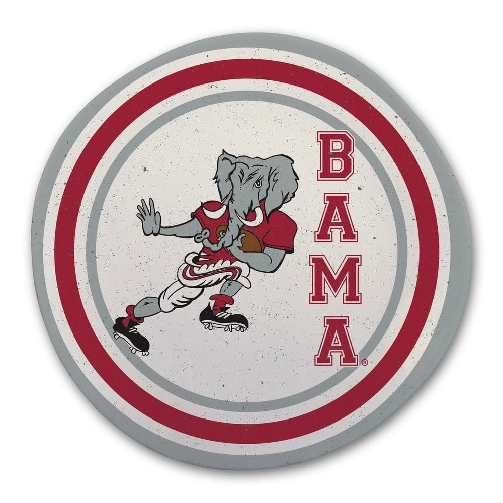 Alabama Multicolor Melamine Dinner Plate (Set of 6) by Magnolia Lane 2 Alabama Multicolor Melamine Dinner Plate (Set of 6) by Magnolia Lane