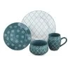 Moroccan 16-Piece Dinnerware Set in Turquoise by BAUM -Dinnerware Shop turquoise baum dinnerware sets moroct16 64 1000