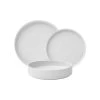 Kaden 12-Piece Modern White Porcelain Dinnerware Set (Service for 4) by 222 Fifth 1 Kaden 12-Piece Modern White Porcelain Dinnerware Set (Service for 4) by 222 Fifth -Dinnerware Shop white 222 fifth dinnerware sets 3498wh795b1v32 64 1000