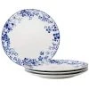 10.5 in. White/Blue Bloomington Road White Porcelain Dinner Plates (Set of 4) by Noritake 2 10.5 in. White/Blue Bloomington Road White Porcelain Dinner Plates (Set of 4) by Noritake -Dinnerware Shop white blue noritake dinner plates 1733 406d 64 1000
