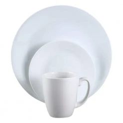 16-Piece Casual White Glass Dinnerware Set (Service for 4) by Corelle