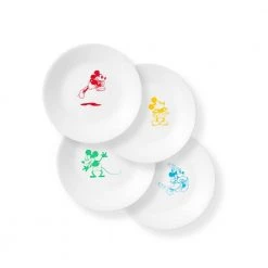 6.75 in. Mickey Mouse - The True Original Appetizer Plates (Set of 4) by Corelle