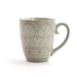 16-Piece Modern White Lace Stoneware Dinnerware Set (Service for 4) by Elama 14 16-Piece Modern White Lace Stoneware Dinnerware Set (Service for 4) by Elama -Dinnerware Shop white elama dinnerware sets 985112045m 44 1000