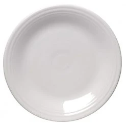 White Dinner Plate by Fiesta