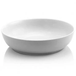 Extra Wide 8.5 in. White Dinner and Serving Bowl (Set of 4) by Gibson Home -Dinnerware Shop white gibson home bowls 985111633m 44 1000