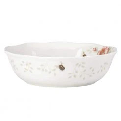 Butterfly Meadow 32 oz. Porcelain Multi Color Soup Bowl by Lenox