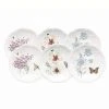 Butterfly Meadow Multi Color Party Plates (Set 6) by Lenox -Dinnerware Shop white lenox salad plates dessert plates 817046 64 1000