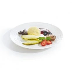 Harena White Dessert Plate Set (6-Piece) by Luminarc -Dinnerware Shop white luminarc dinner plates p2169 4f 1000