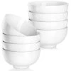 8-Piece 15 oz. White Porcelain Dinnerware Set 5 in. Cereal Bowls (Service for 8) by MALACASA 1 8-Piece 15 oz. White Porcelain Dinnerware Set 5 in. Cereal Bowls (Service for 8) by MALACASA -Dinnerware Shop white malacasa bowls regular 003 64 1000
