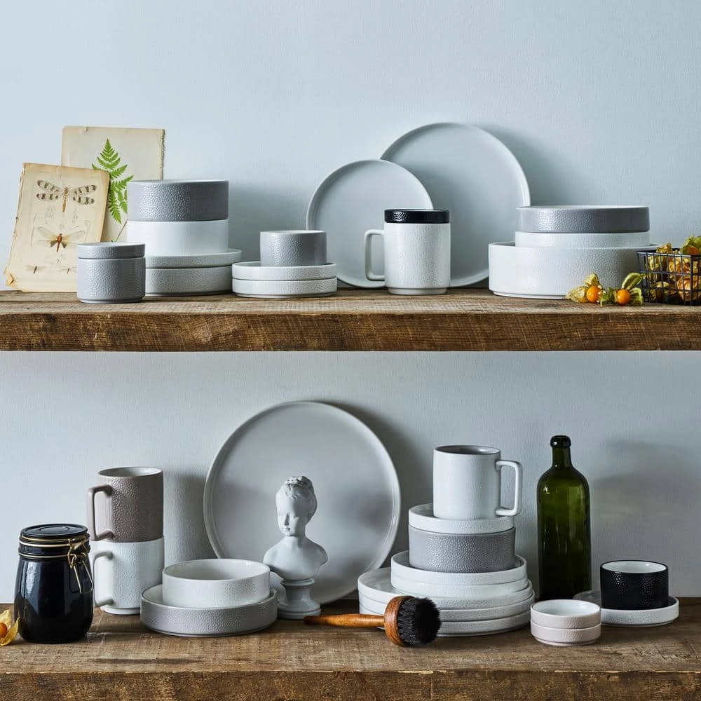 Colortex Stone White Porcelain Mini Bowl 3-3/4 in., 9 oz. by Noritake 6 Colortex Stone White Porcelain Mini Bowl 3-3/4 in., 9 oz. by Noritake - Image 4