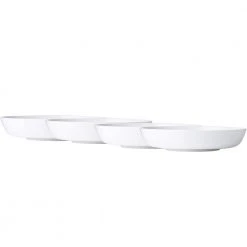 Marc Newson 9 in., 38 oz. White Bone China Pasta Bowls (Set of 4) by Noritake