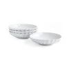 31 fl. oz. White Porcelain Bowl (Set of 4) by Over and Back