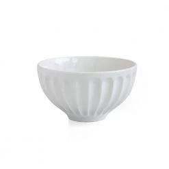 26 fl. oz. White Porcelain Bowl (set of 4) by Over and Back