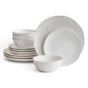 12-Piece White Dinnerware Set (Service for 4) by Over and Back -Dinnerware Shop white over and back dinnerware sets 922505 64 1000