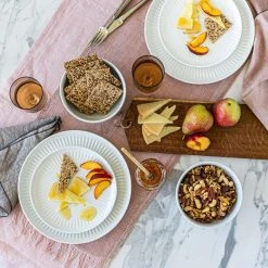 24 piece white Porcelain Dinnerware Set (Service for 8) by Over and Back -Dinnerware Shop white over and back dinnerware sets 934188 fa 1000