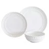 24-Piece white porcelain dinnerware set (service for 8) by Over and Back