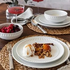24-Piece white porcelain dinnerware set (service for 8) by Over and Back -Dinnerware Shop white over and back dinnerware sets 934317 fa 1000