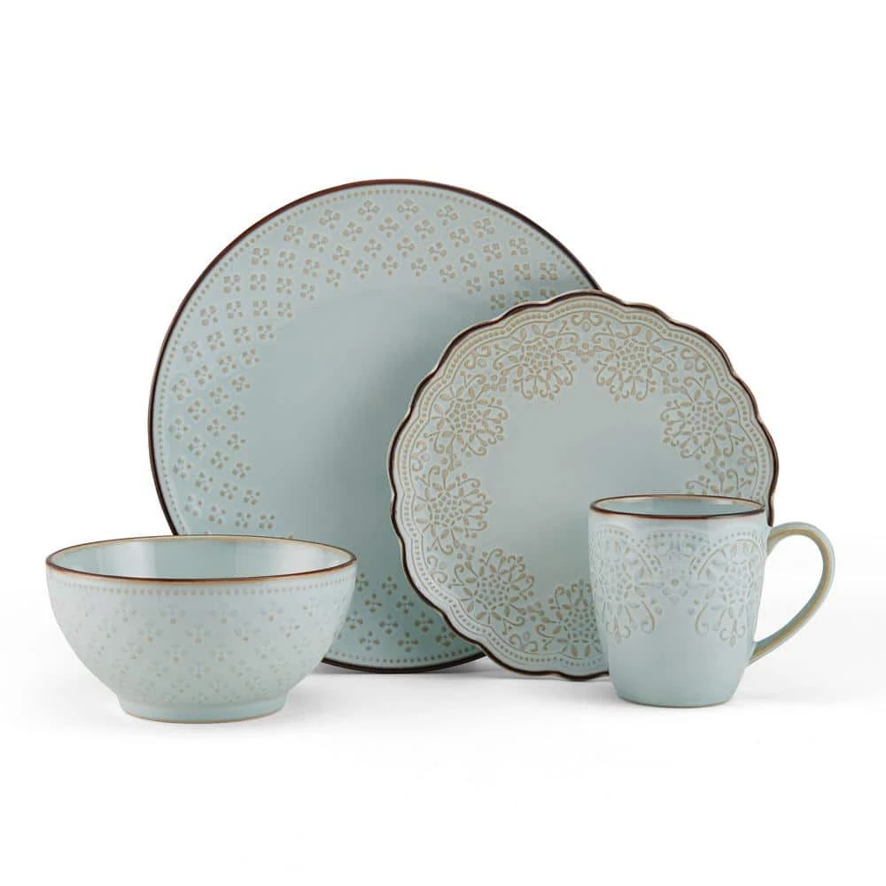 16-Piece Joanne White Stoneware Dinnerware Set (Service For 4) by Pfaltzgraff 4 16-Piece Joanne White Stoneware Dinnerware Set (Service For 4) by Pfaltzgraff - Image 2