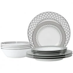 Eternal Palace 12-Piece Dinnerware (Set for 4) by Noritake