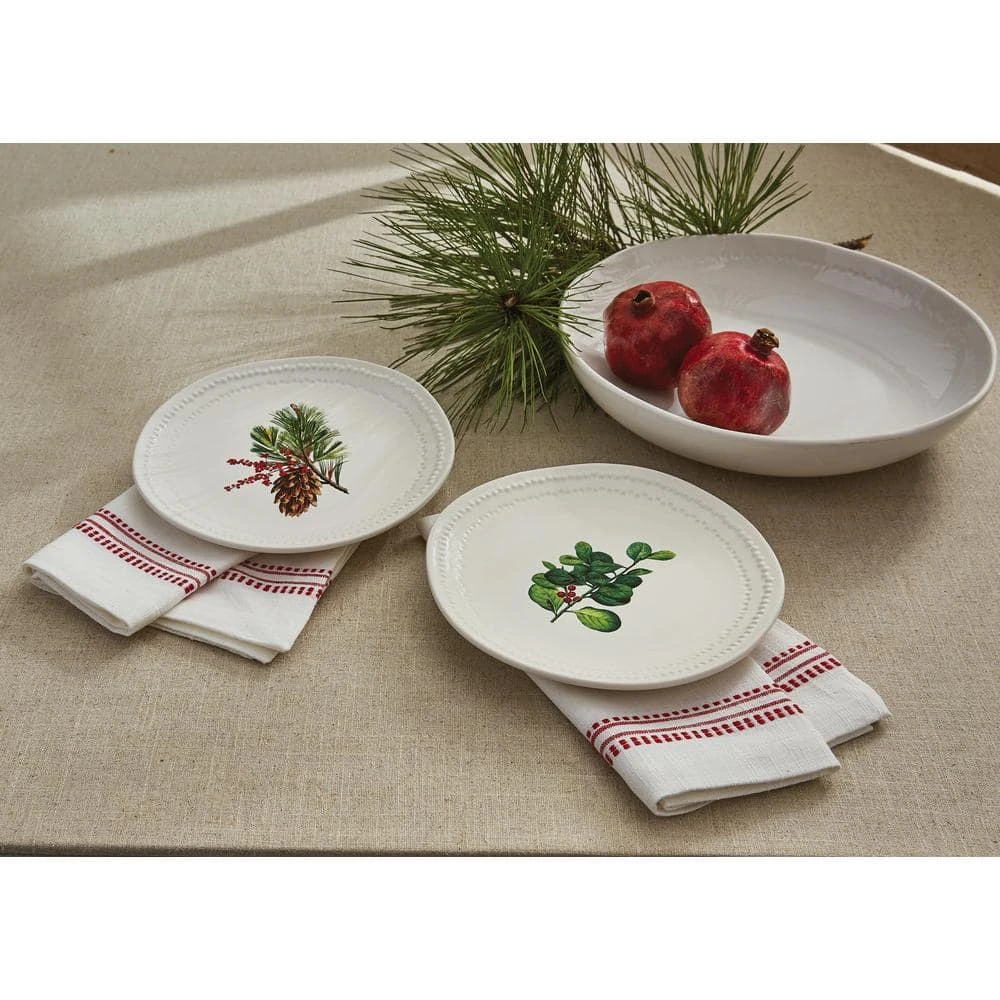 Mistletoe White Plate (Set of 4) by Split P 5 Mistletoe White Plate (Set of 4) by Split P - Image 3