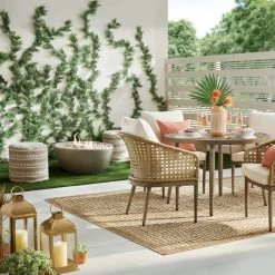 Taryn Melamine Dinner Bowls in Ribbed Solid White (Set of 6) by StyleWell -Dinnerware Shop white stylewell bowls ff5849wht 44 1000