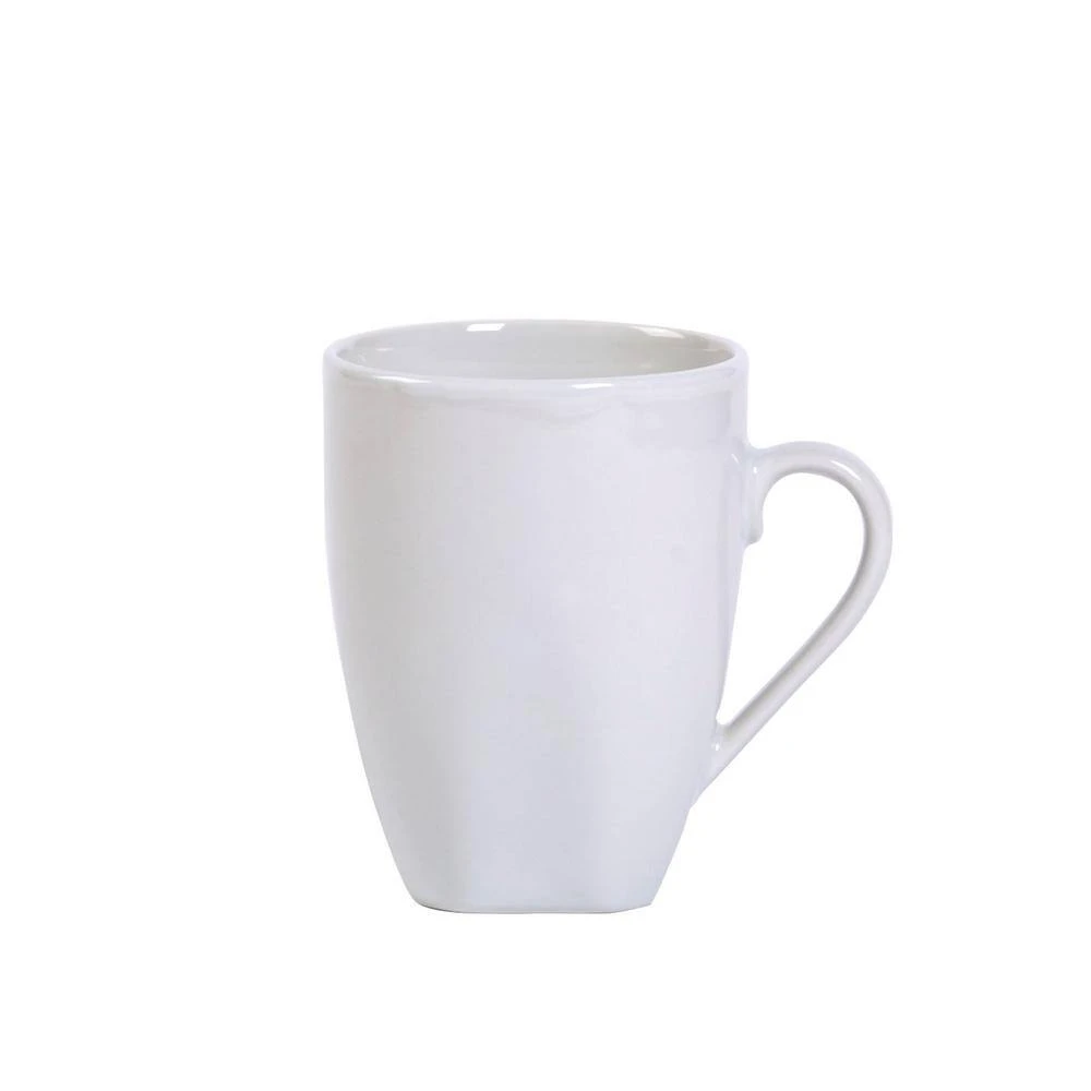 16-Piece Casual White Ceramic Dinnerware Set (Service for 4) by Tabletops Gallery 10 16-Piece Casual White Ceramic Dinnerware Set (Service for 4) by Tabletops Gallery - Image 8