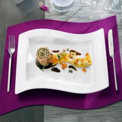 New Wave White Porcelain Gourmet Plate by Villeroy & Boch 9 New Wave White Porcelain Gourmet Plate by Villeroy & Boch -Dinnerware Shop white villeroy boch dinner plates 1025252699 a0 1000