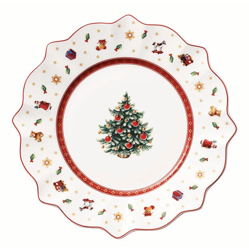 Toy's Delight 9.5 in. White Salad Plate by Villeroy & Boch 3 Toy's Delight 9.5 in. White Salad Plate by Villeroy & Boch