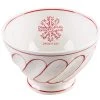 6 in. D Footed Snowflake Cereal Bowl by Molly Hatch 2 6 in. D Footed Snowflake Cereal Bowl by Molly Hatch -Dinnerware Shop white with red decal molly hatch bowls 62596 64 1000
