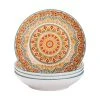 Mandala 24 fl. oz. Yellow Porcelain Soup Plate (Set of 4) by vancasso 1 Mandala 24 fl. oz. Yellow Porcelain Soup Plate (Set of 4) by vancasso -Dinnerware Shop yellow vancasso bowls vc mandala y stp 64 1000